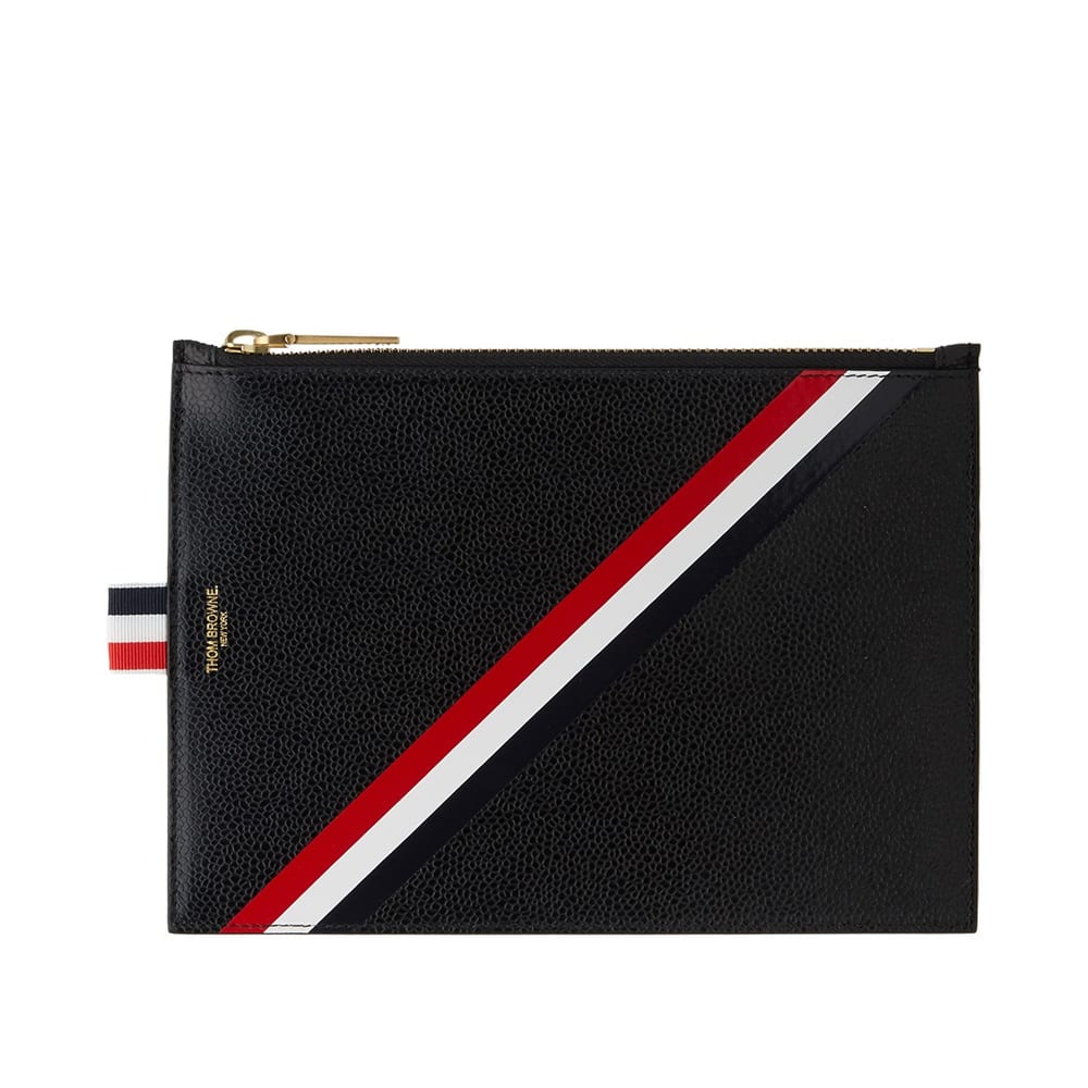 Thom Browne Diagonal Stripe Large Coin Wallet