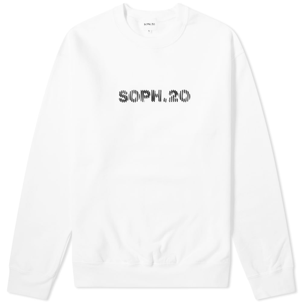 SOPHNET. turns 20 this year and to celebrate, the brand has produced an online-only capsule collection, SOPH.20. This cosy oversized sweatshirt is rendered in crisp white, fashioned from snug fleeceback jersey and printed across the front with the SOPH.20 logo in contrasting black.

50% Cotton, 50% Polyester
Fleeceback Jersey
Oversized Fit
Dropped Shoulder
Printed Branding
Ribbed Crewneck, Cuffs & Hem