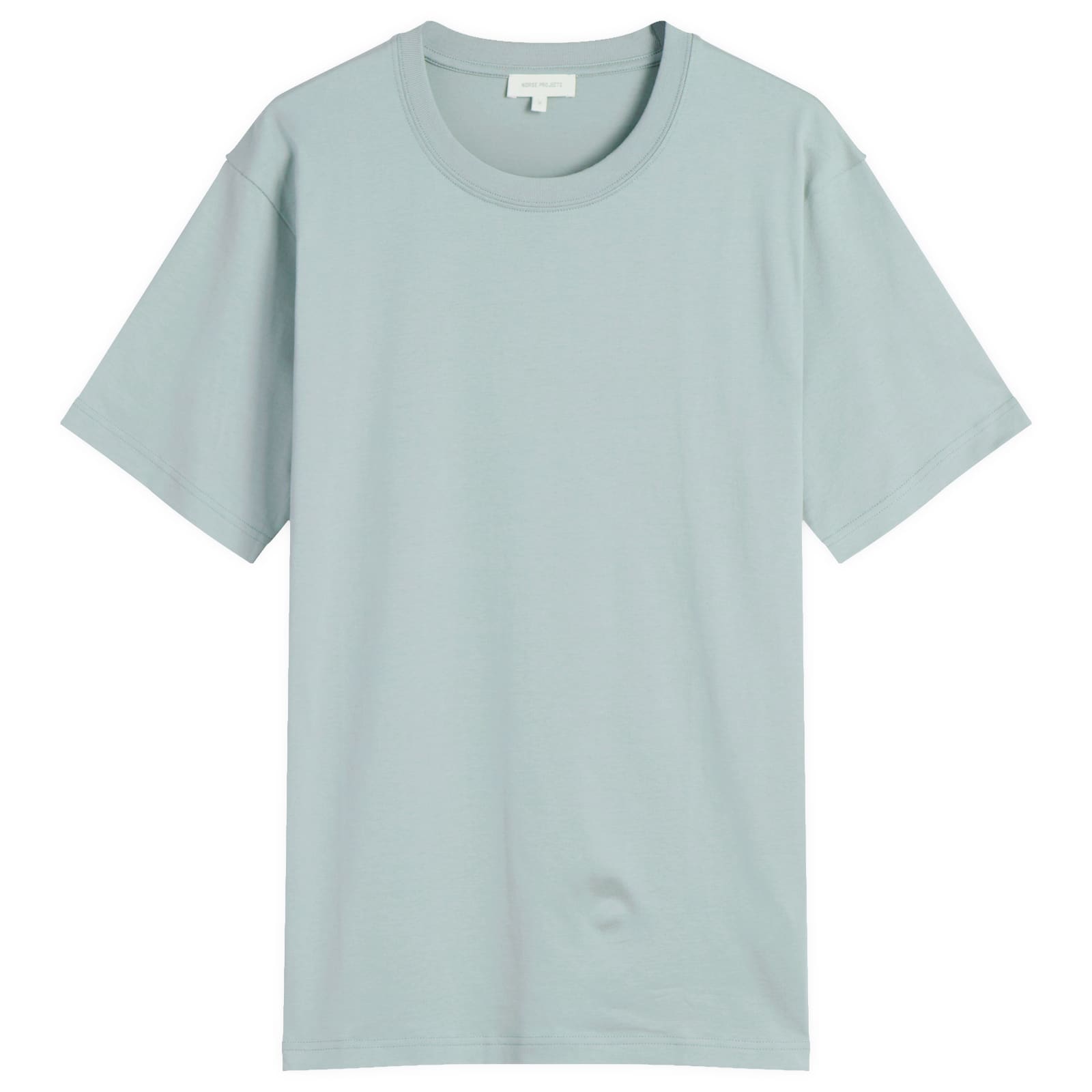 Norse Projects Men's Standard T-Shirt Greyish Blue - Curated