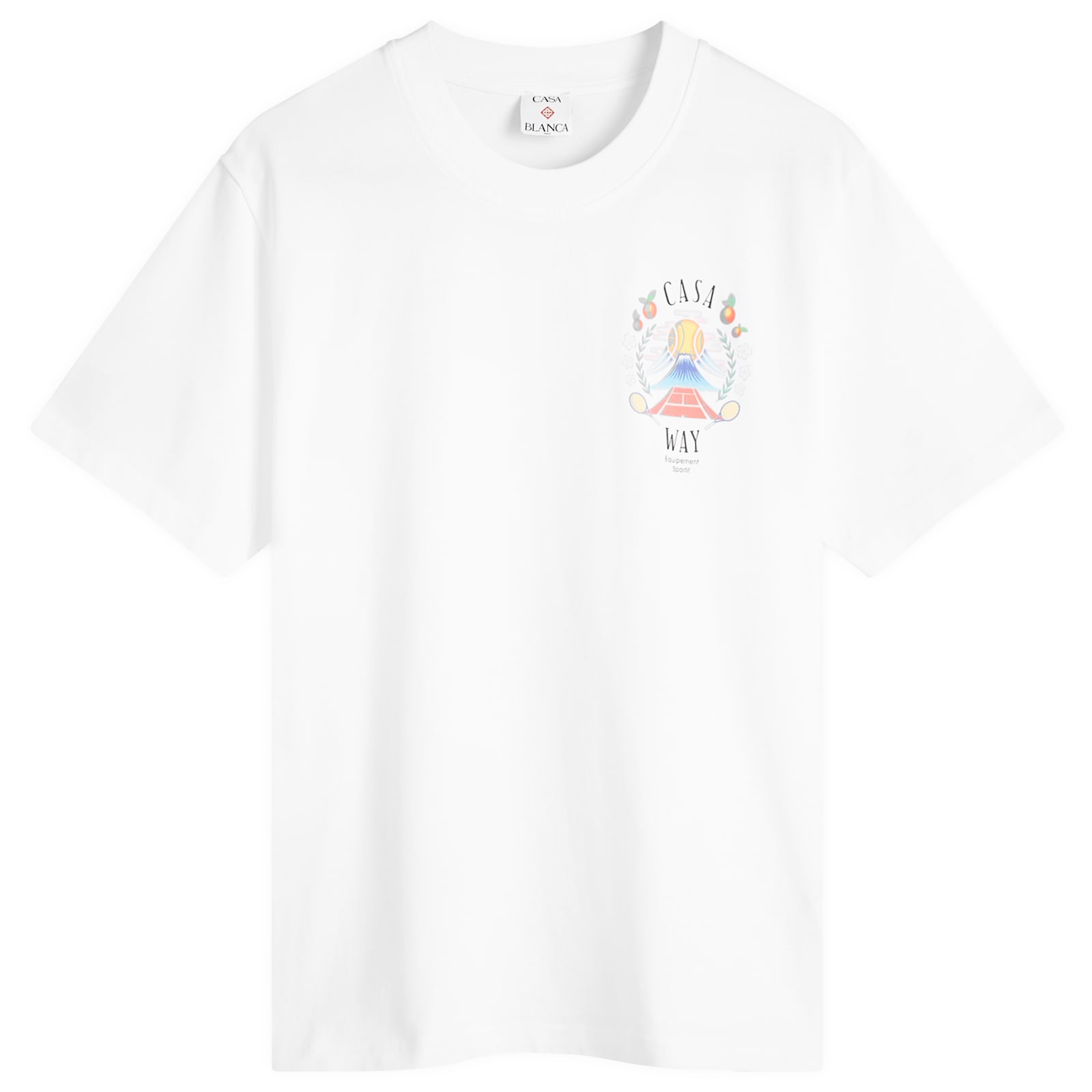 【関税込み】CASABLANCA Mountains T-Shirt CASABLANCA Men's Casa Way Mountain Graphic T-Shirt | Neiman