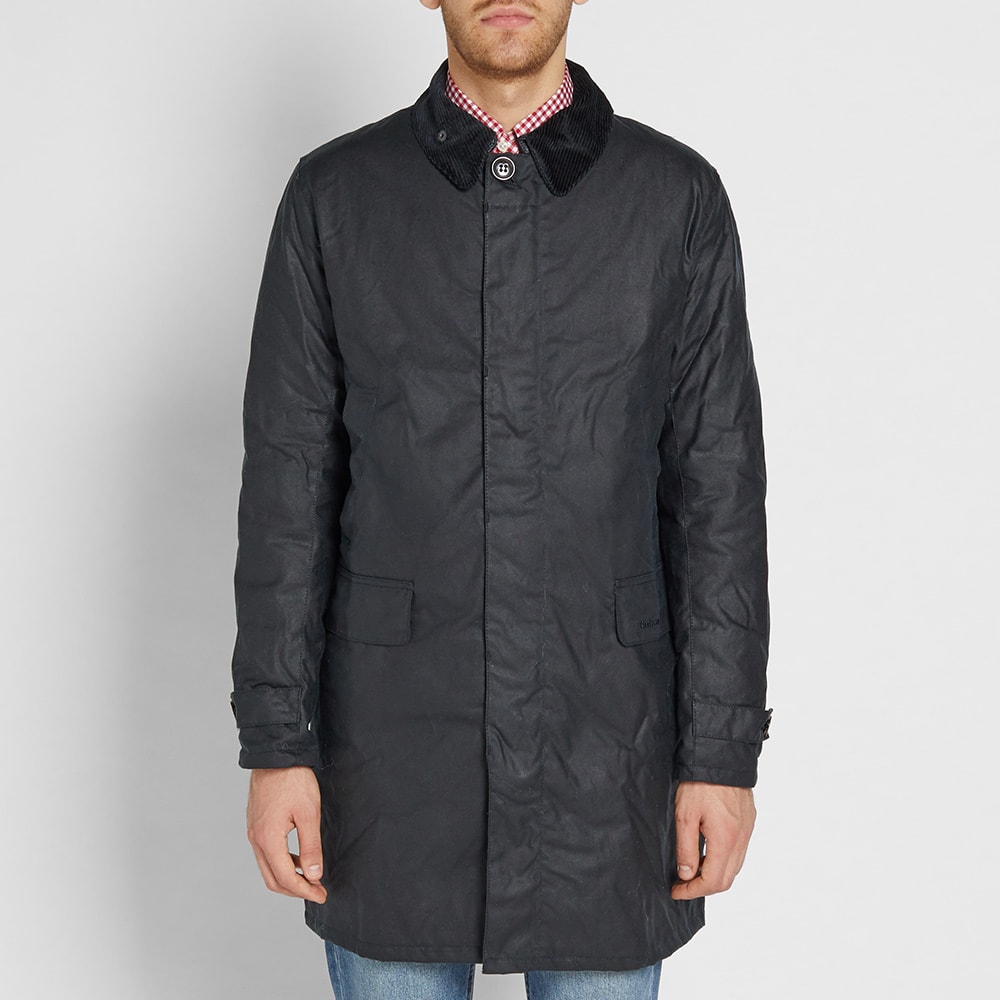 Barbour Nairn Wax Jacket Navy | END. (US)