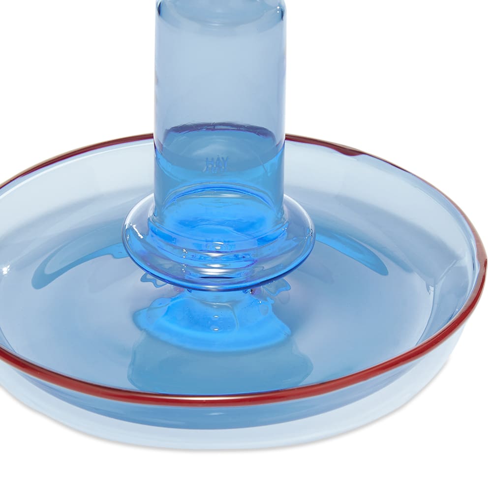 HAY Flare Candle Holder Medium Blue END. (Europe)