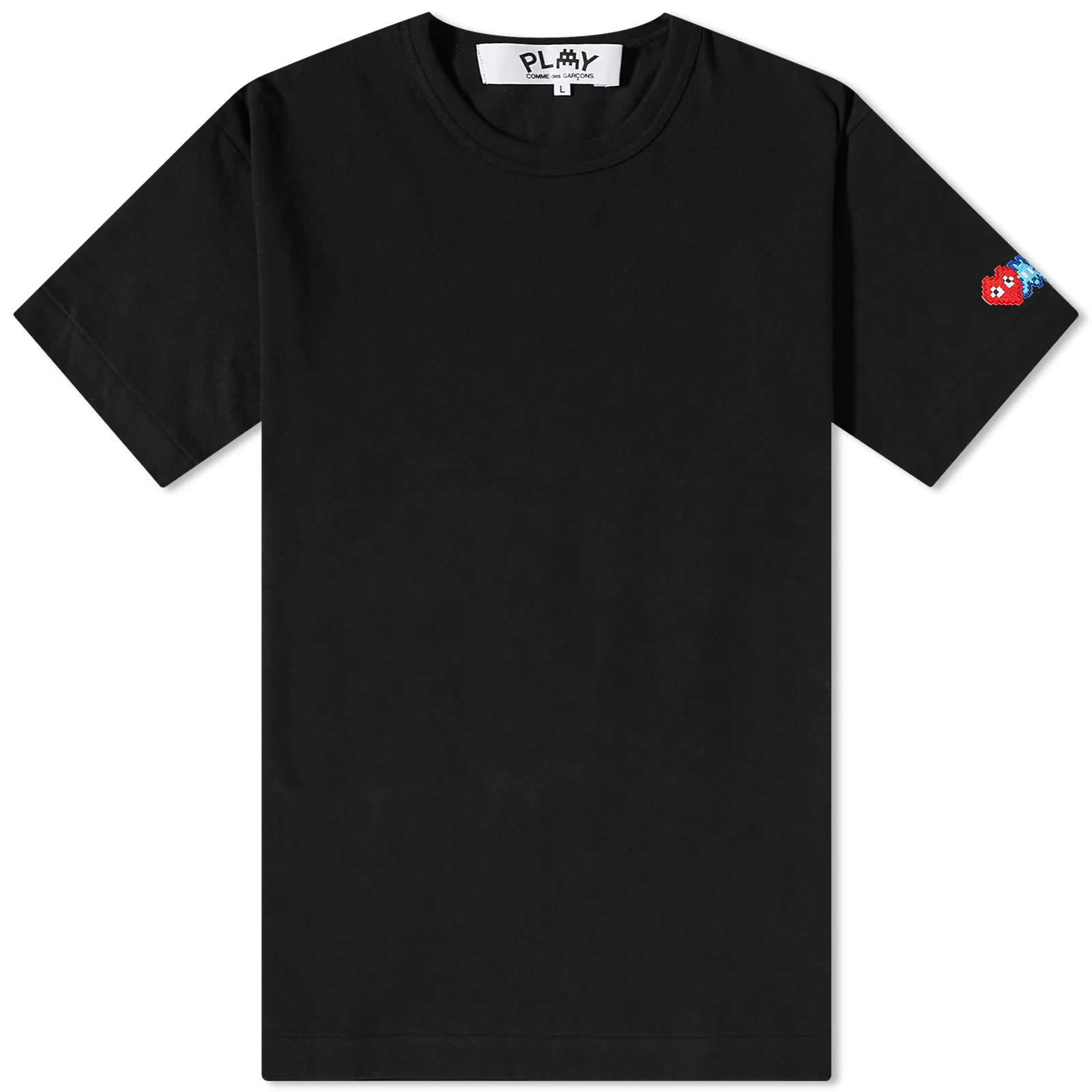 Comme des Garçons Play Men's Invader T-Shirt in Black, Size Medium