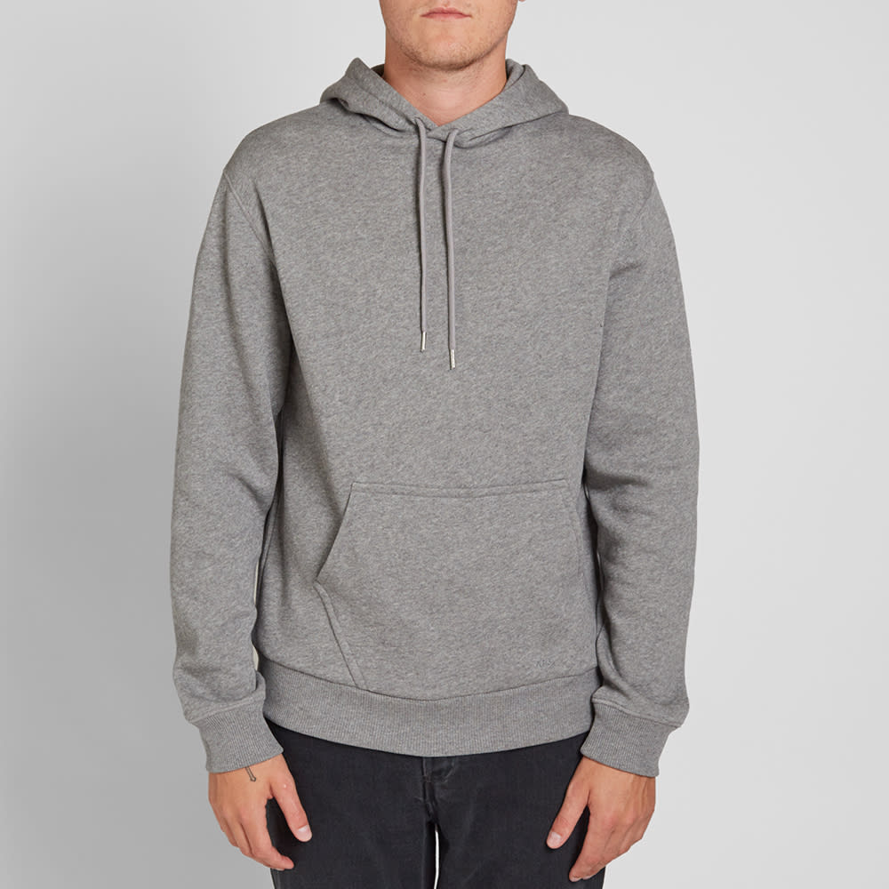 A P C Bro Pullover Hoody Light Grey End