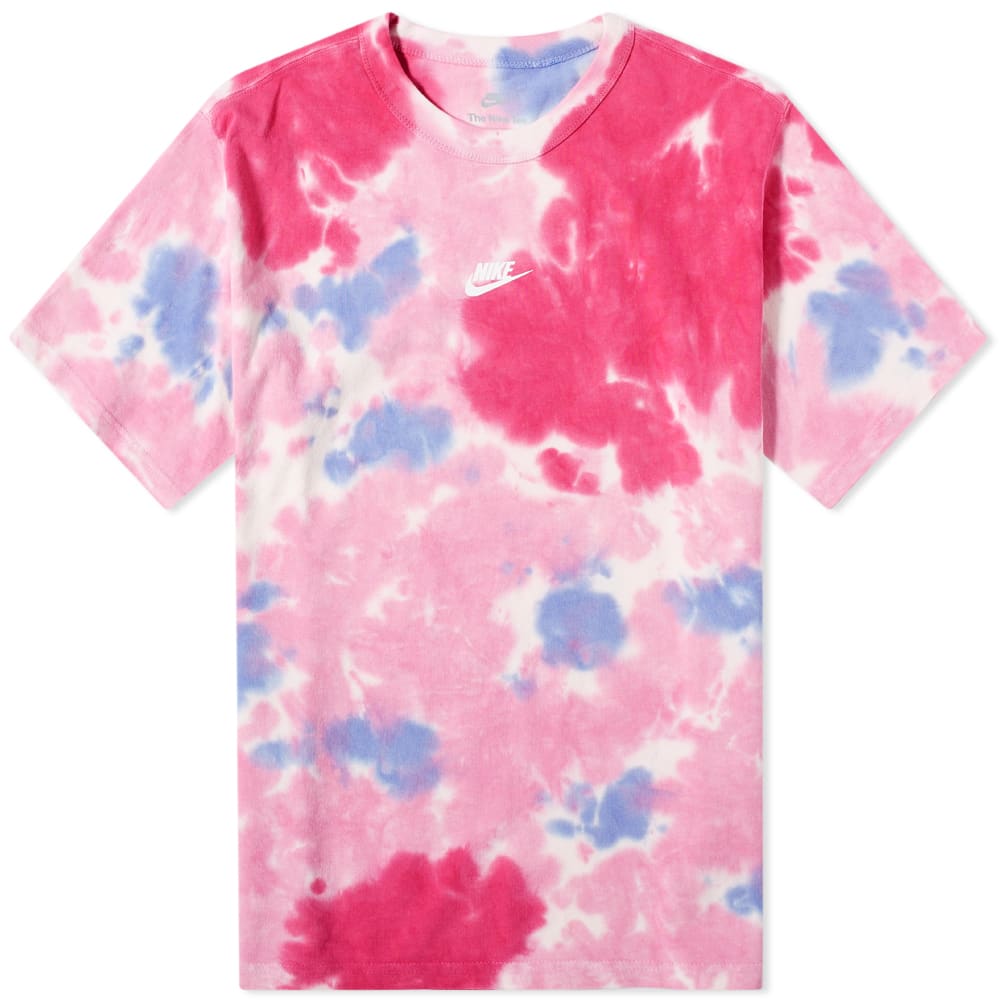 Nike Tie Dye Tee White, Pink \u0026 Sapphire 
