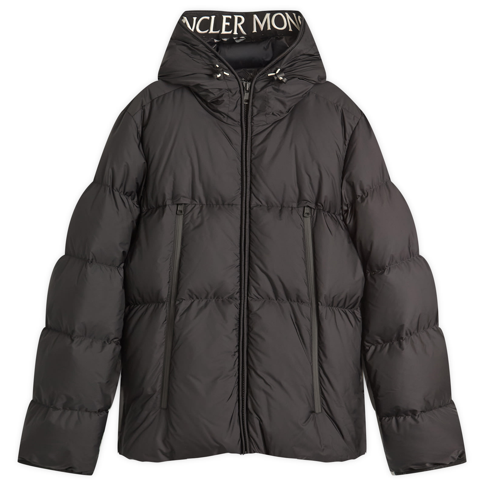 新品未使用 MONCLER / MONTCLA BLACK / 0 Moncler Montcla Logo Hooded Down Jacket | Saks Fifth Avenue