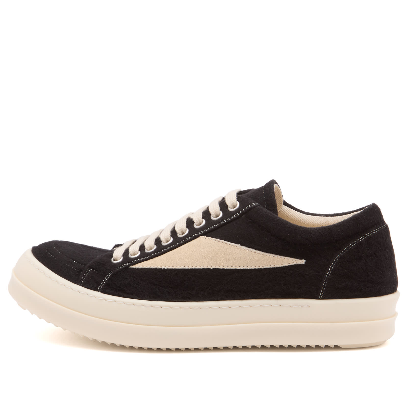 Rick Owens DRKSHDW Vintage Sneakers Black & Milk | END. (US)