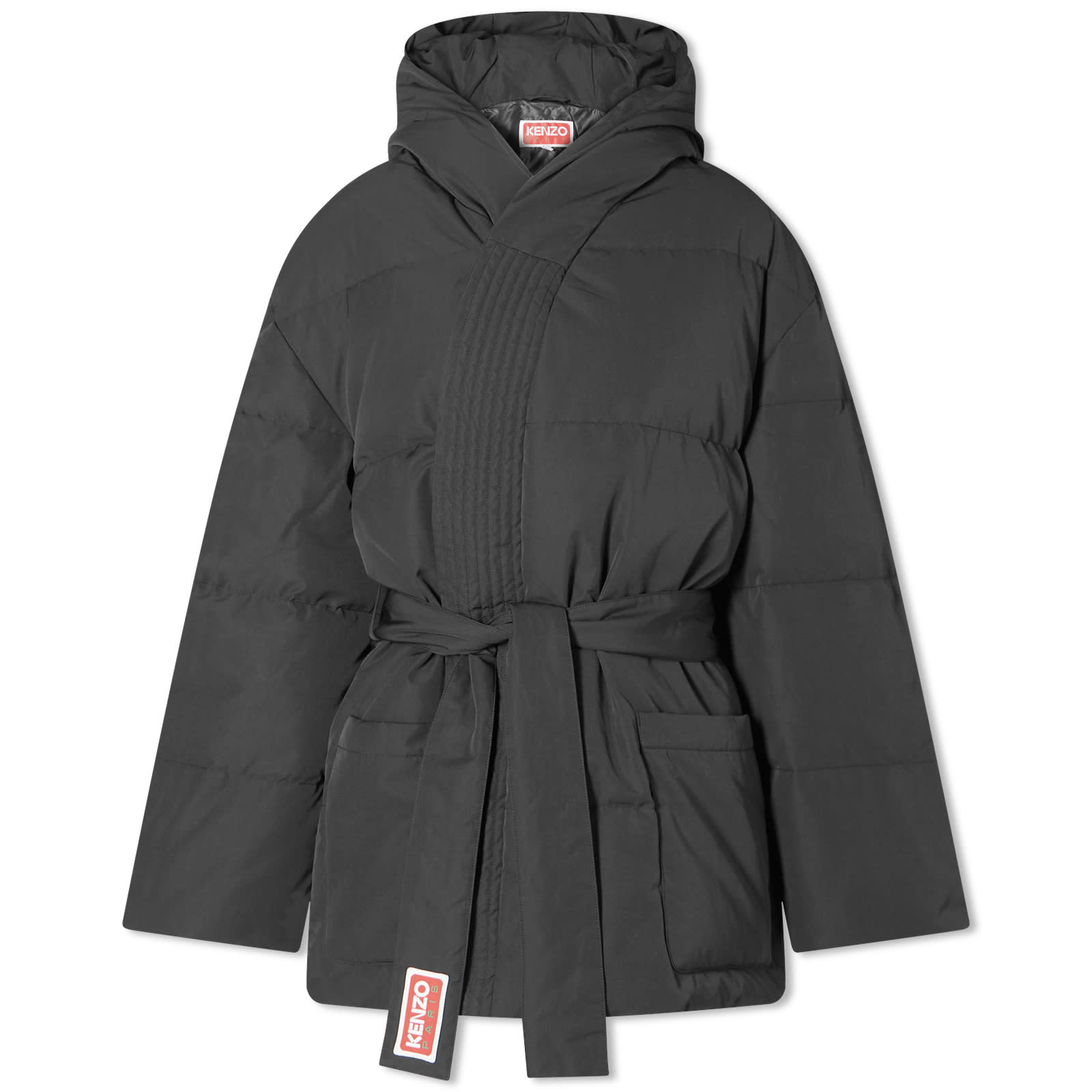 Kenzo Kimono Padded Down Jacket Black END. (US)