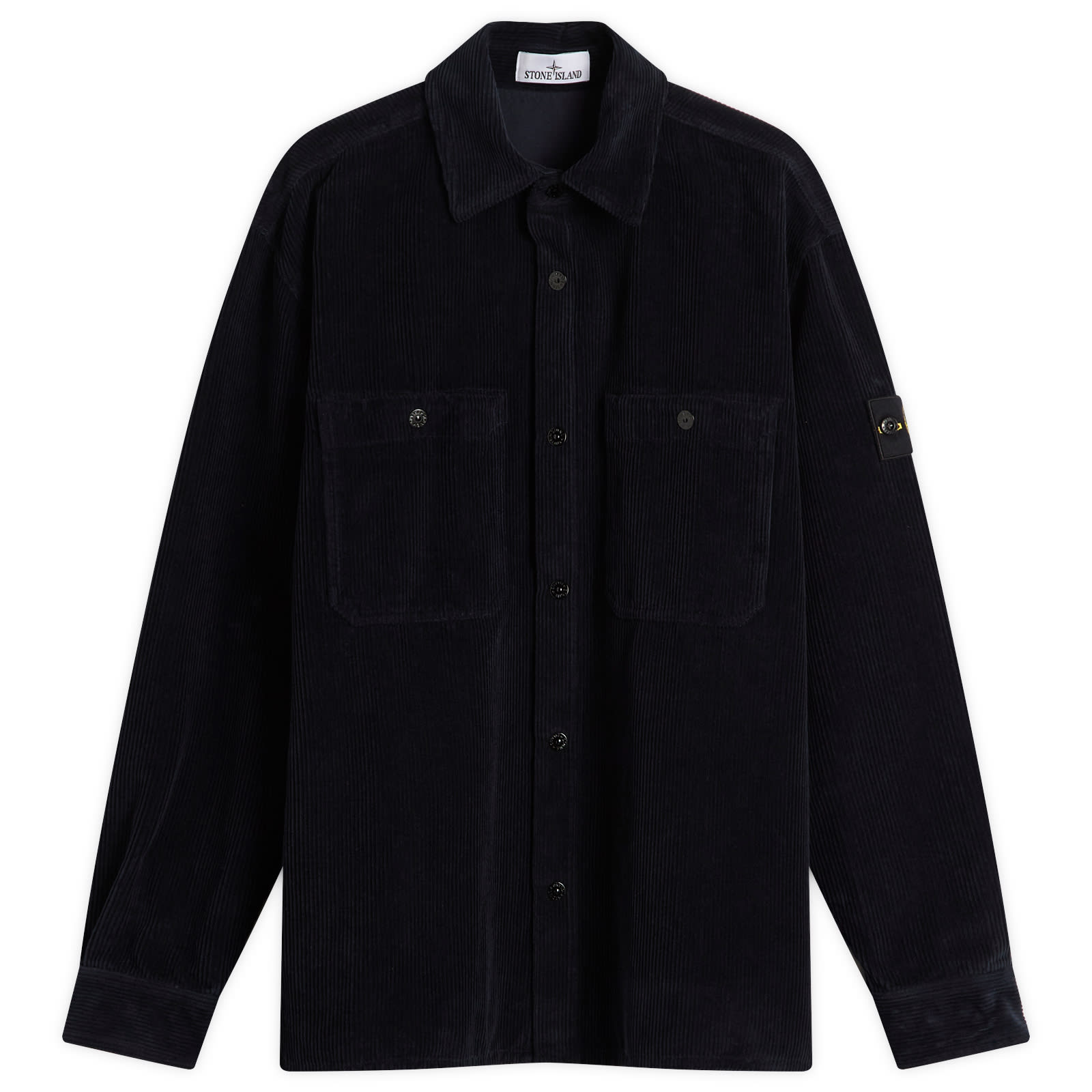 Corduroy Overshirt Stone Green main image 0