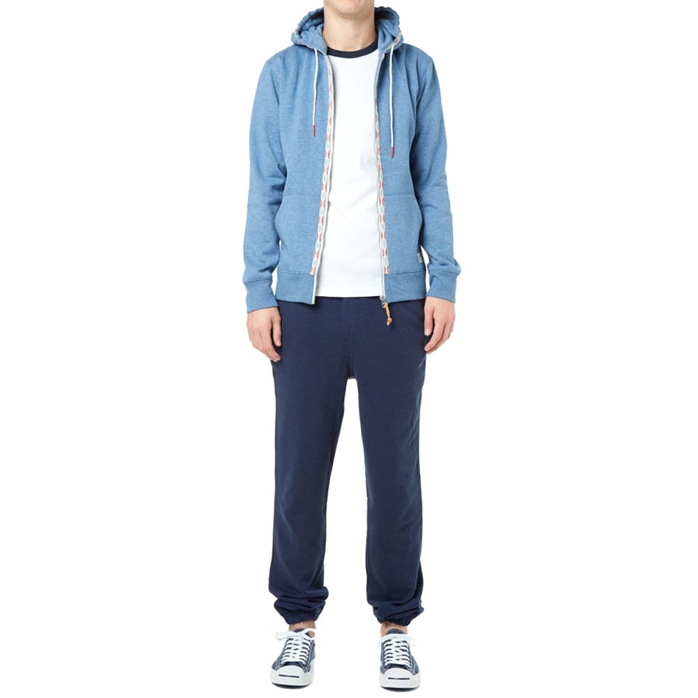 Penfield Kayenta Zip Hoody Petrol Melange END.