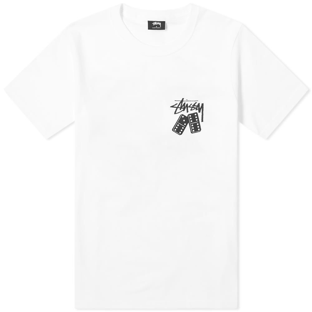 Stussy Dominoes Tee White | END.