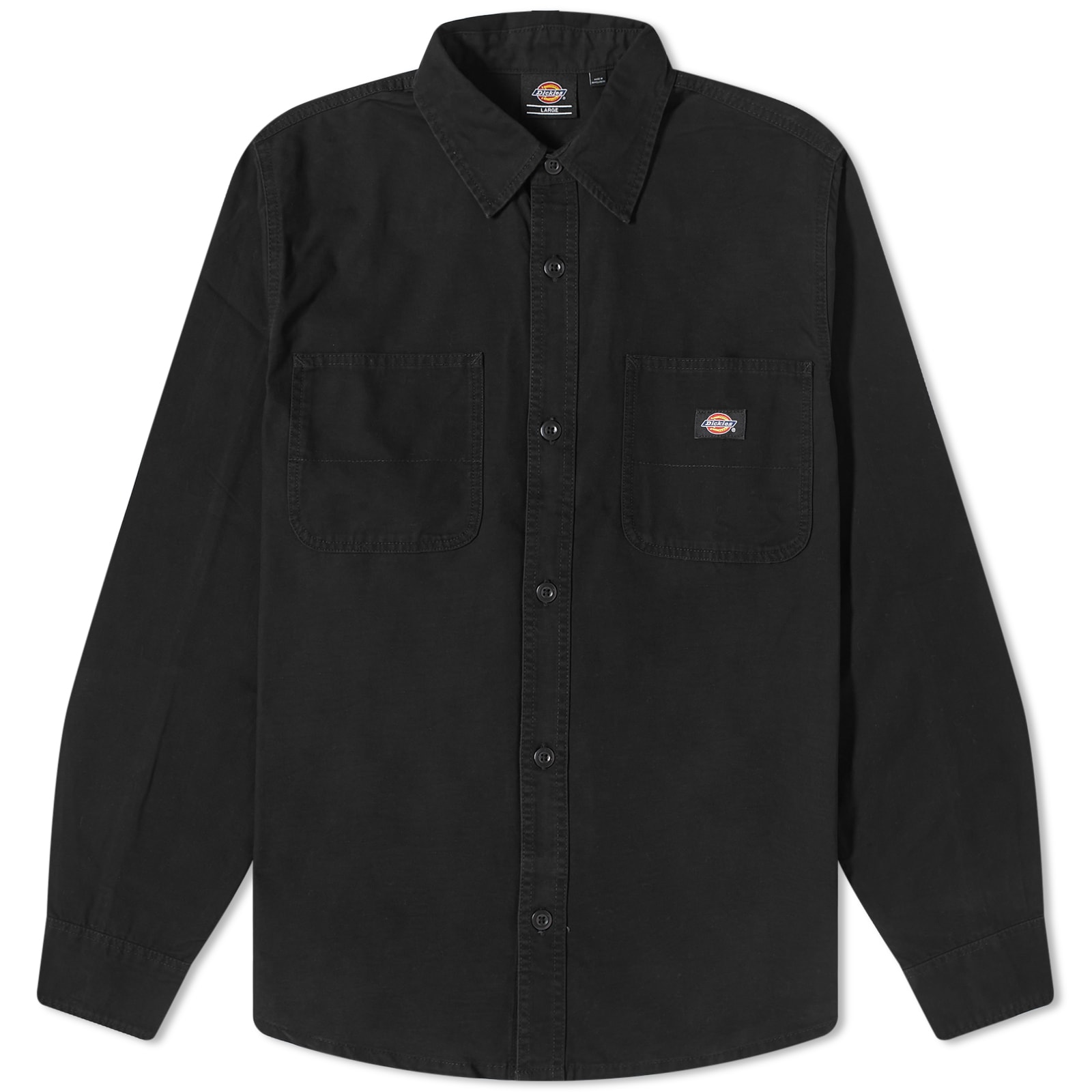 Dickies Duck Canvas Overshirt Stone Washed Black END.