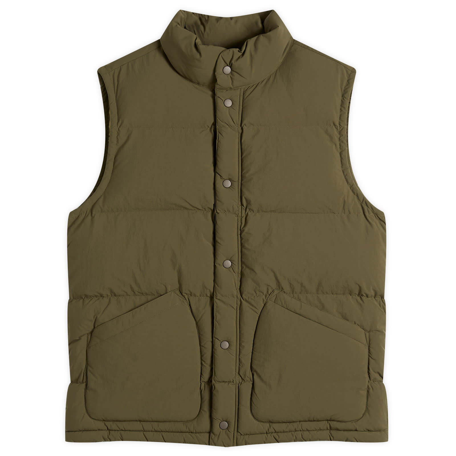 Kestin — Men's Pathhead Puffer Vest in Dark Olive, Size Large
