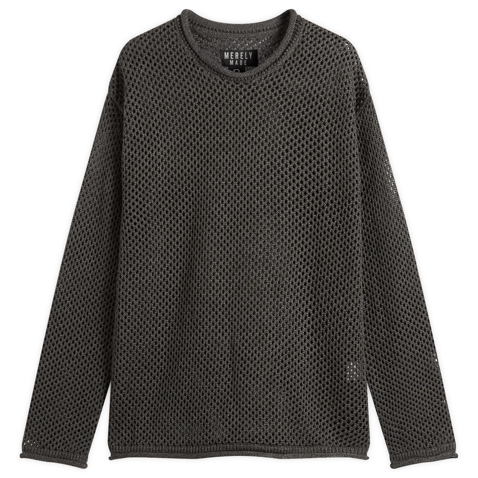 Merely Made Men’s Netting Sweater Black