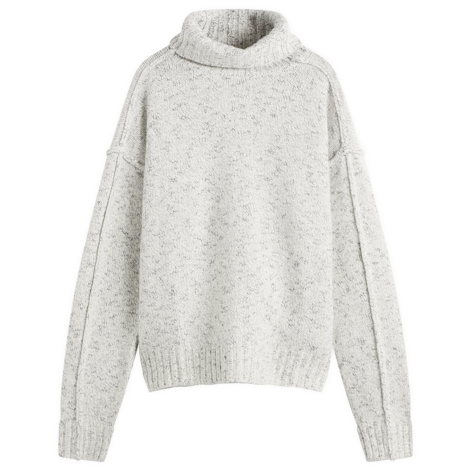 Won Hundred Men’s Bristol Reverse Seam Turtle Neck Jumper White