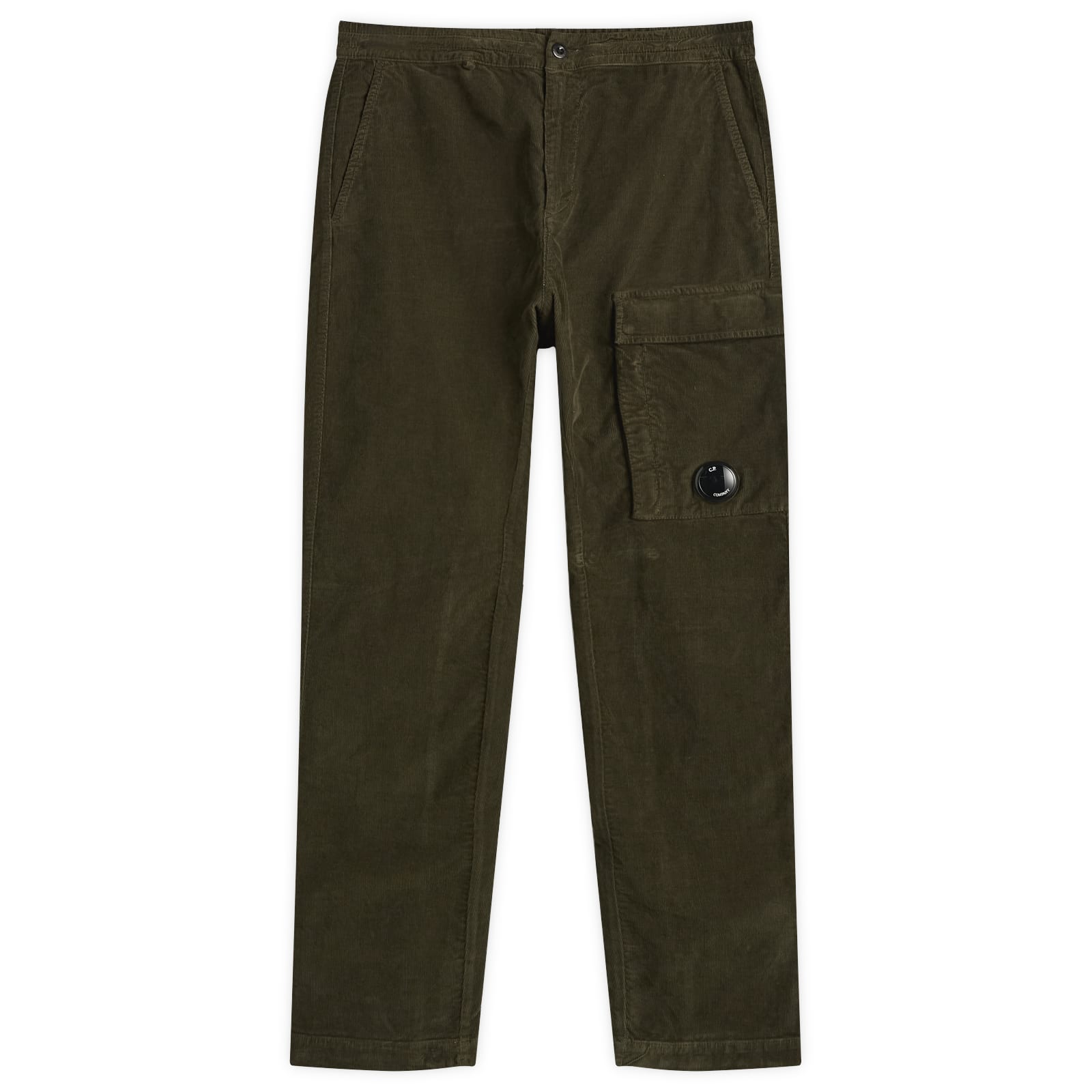 C.P. Company Corduroy Lens Cargo Pant Ivy Green | END. (FR)