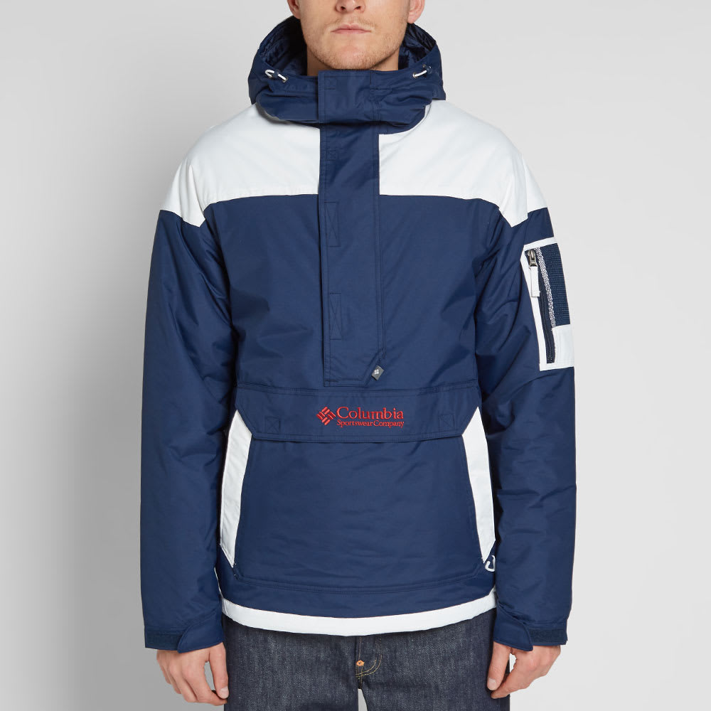 Columbia Challenger Pullover Jacket Navy, White & Red | END.