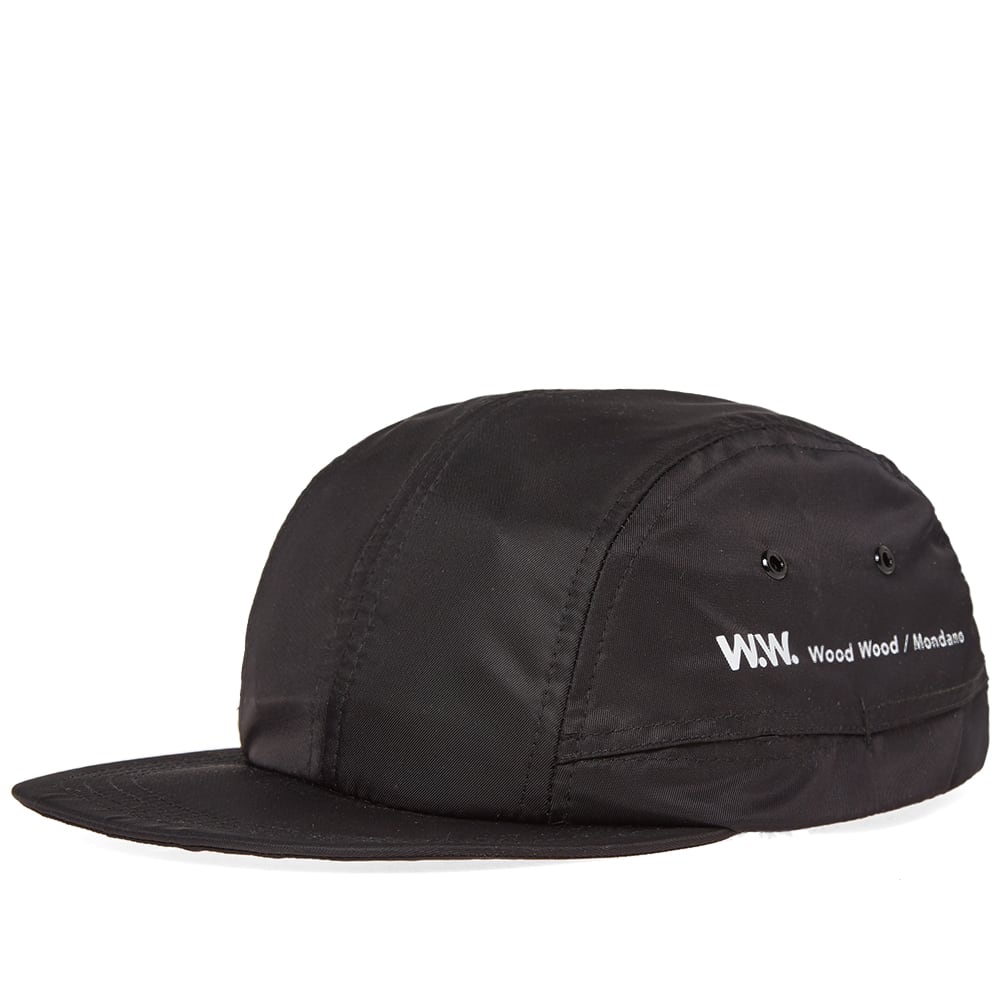 wood wood cap black