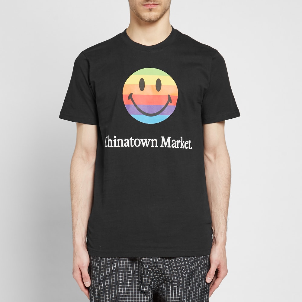 chinatown market rainbow smiley shirt