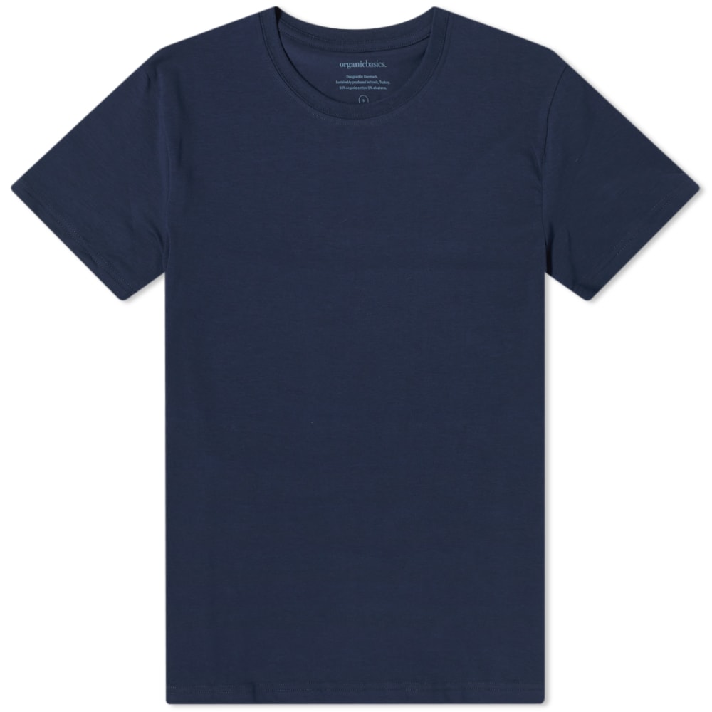 Organic Basics Organic Cotton TShirt Navy END. (US)