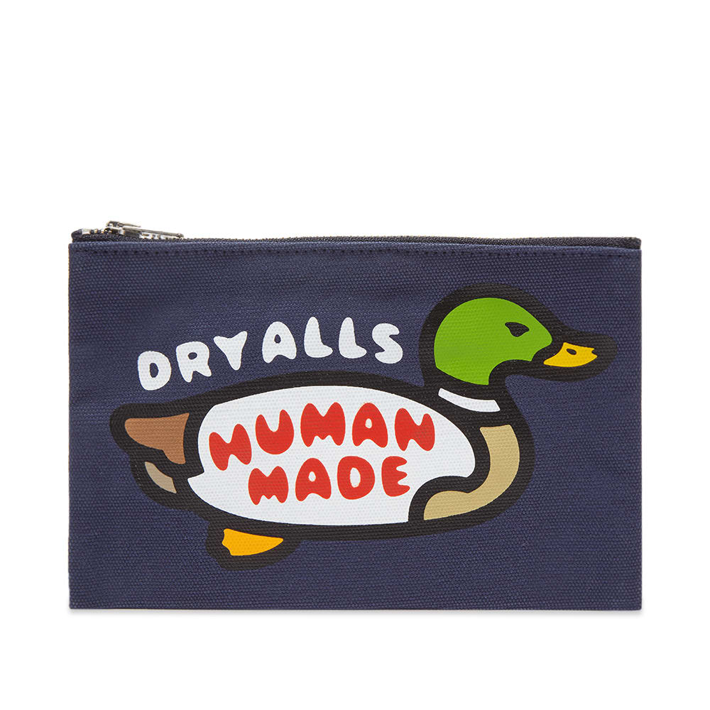 Human Made Duck Zip Wallet Navy | END. (US)