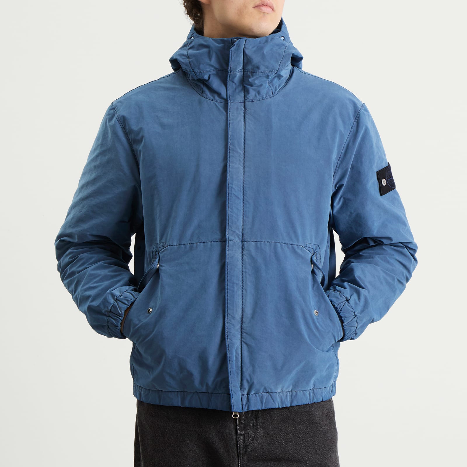 Stone Island Men's David Light Indigo-TC Jacket | K2S15Q100029