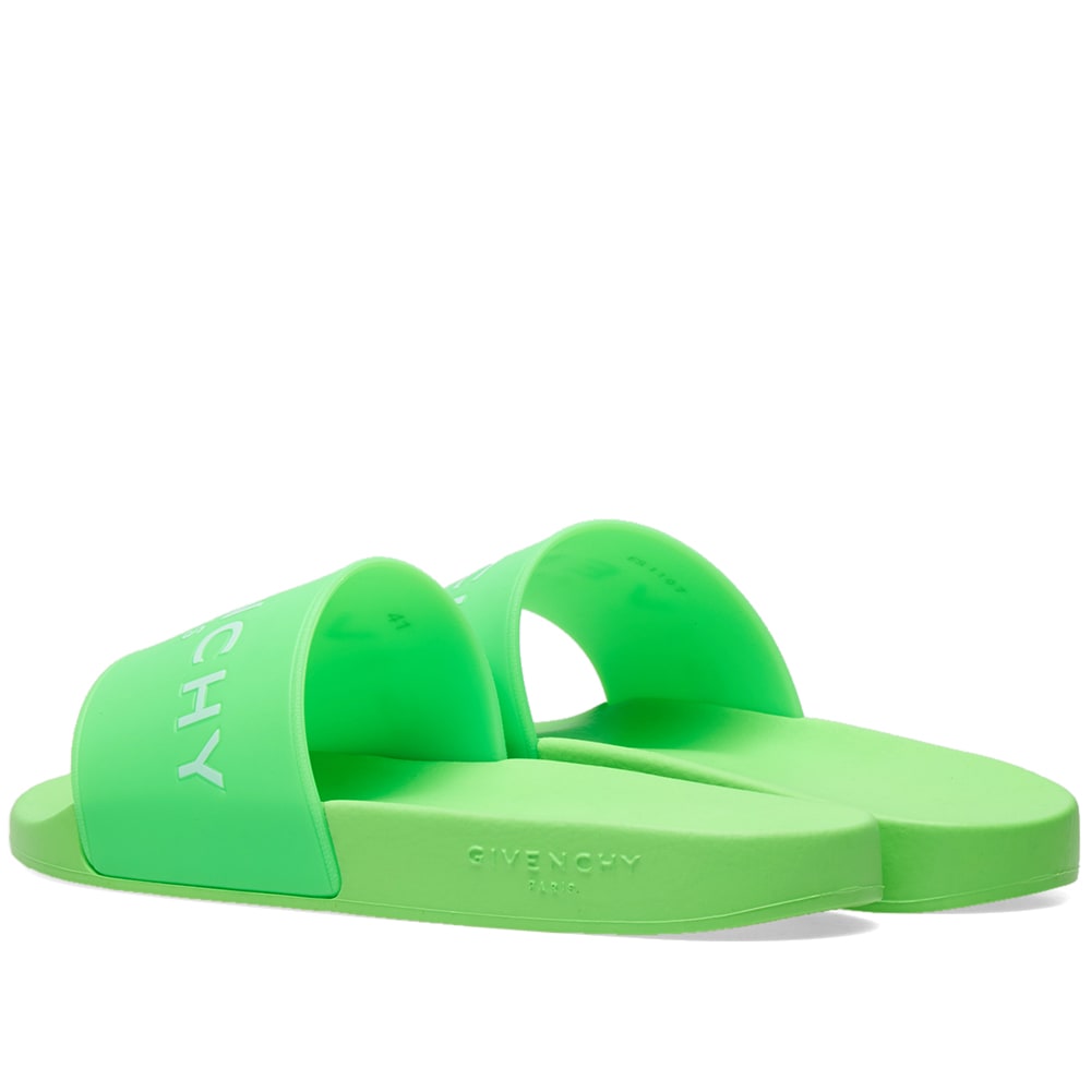 Givenchy Paris Slide Neon Green | END.