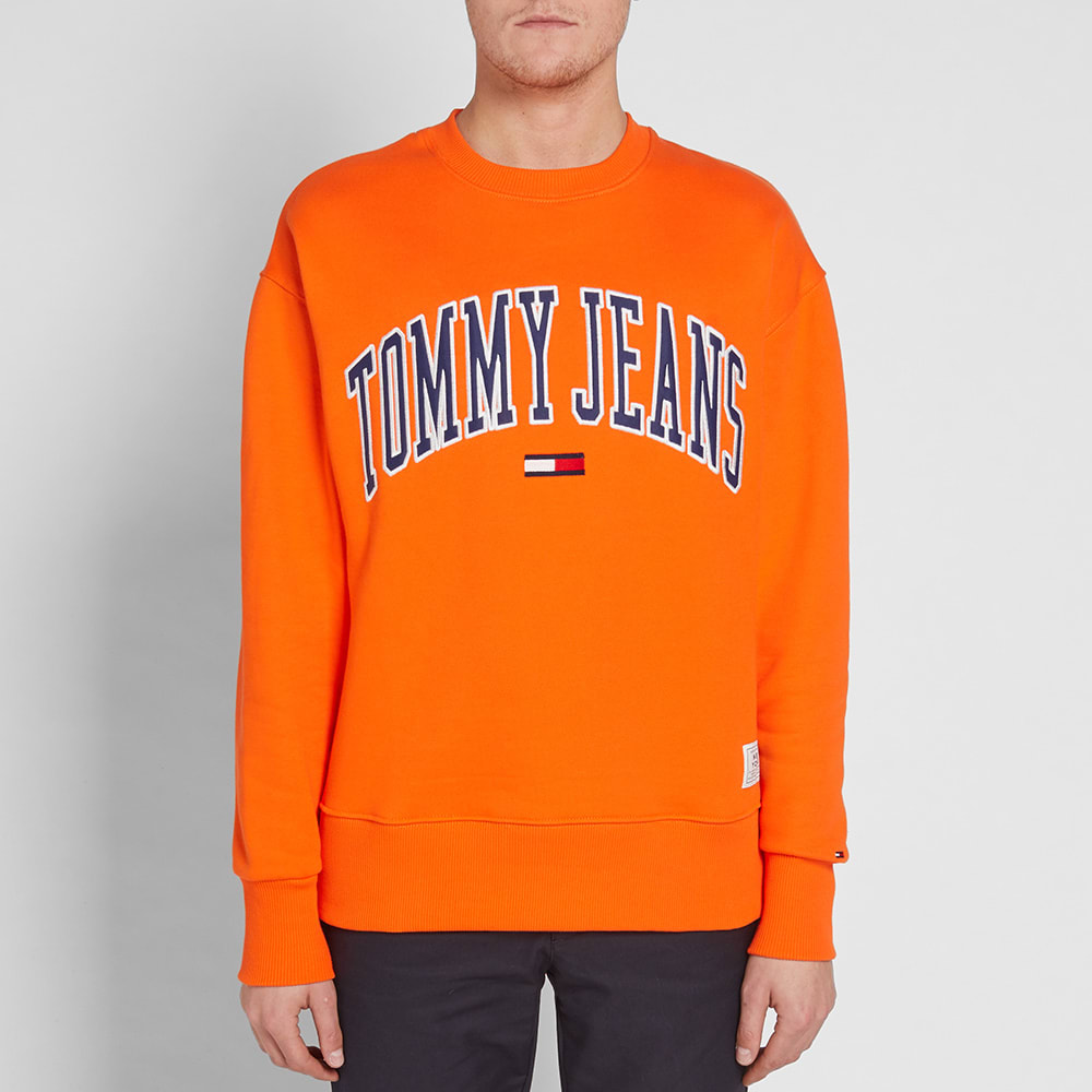 tommy jeans collegiate crew sweat
