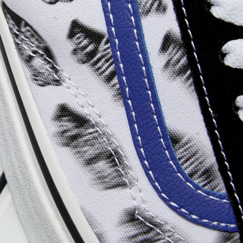 vans old skool blue and black