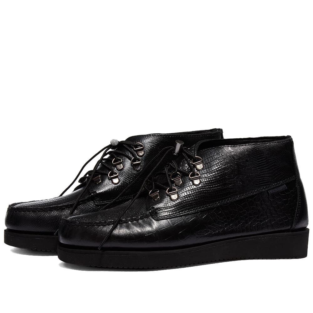 【ENGNIEERED GARMENTS × SEBAGO】OVERLAP 美品 Engineered Garments × Sebago Overlap Black | eBay