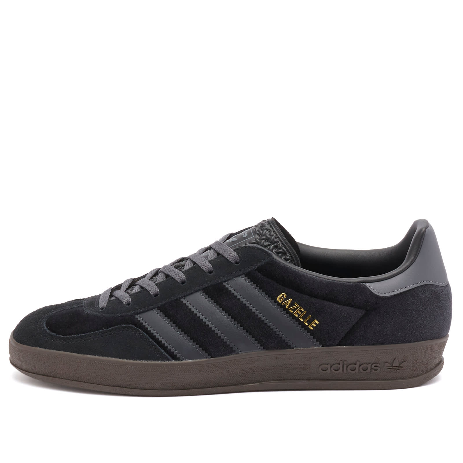 ☆大人気☆adidas Originals Gazelle Indoor Black/Grey Carbon adidas Gazelle Indoor Shoes - Black | Free Shipping with