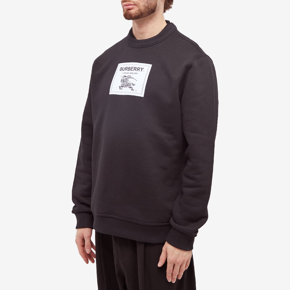 Burberry Lyttleton Label Logo Crew Sweat Black END KR burberry-lyttleton-label-logo-crew-sweat-black-end-kr