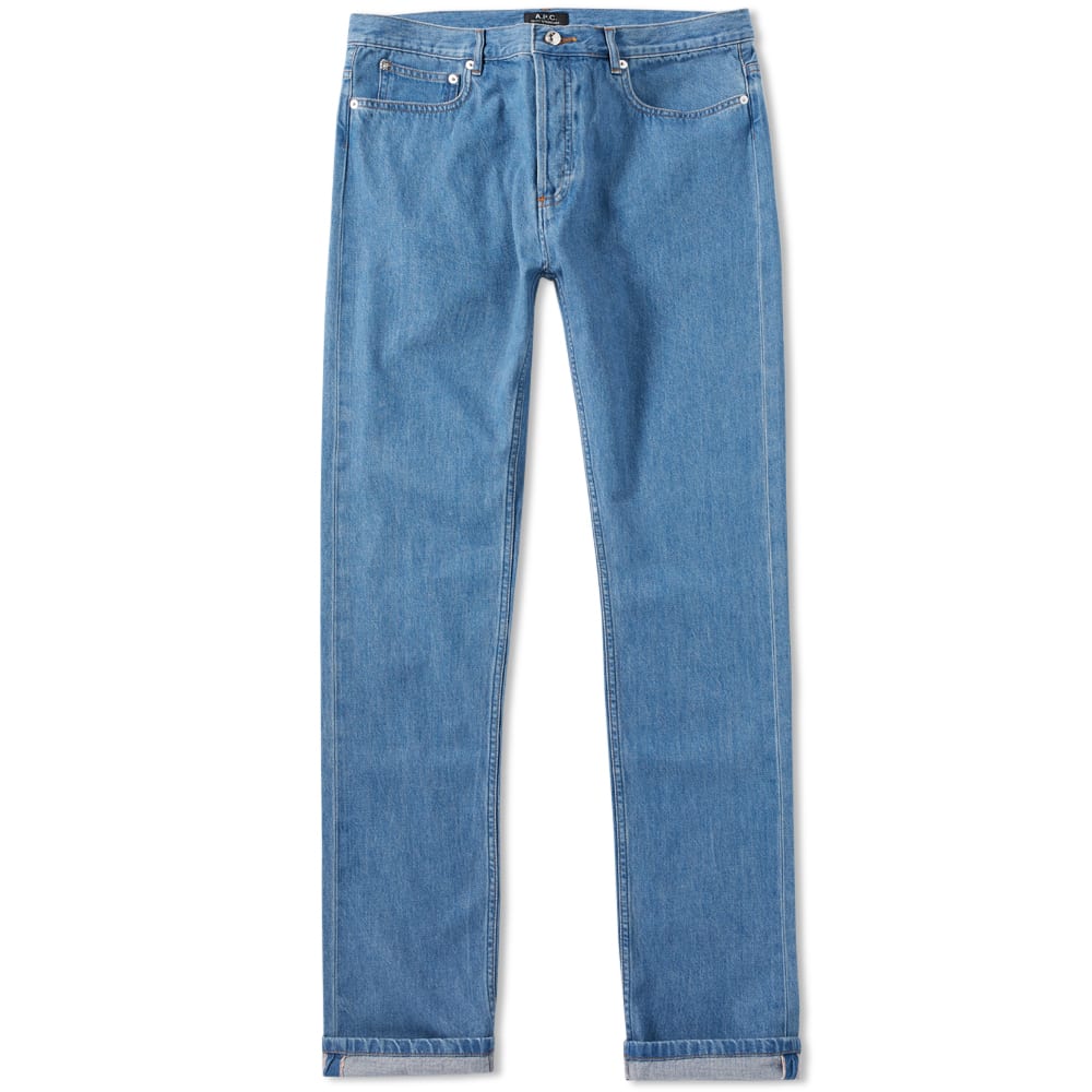 A.P.C. Petit Standard Jean Stonewash Indigo | END.