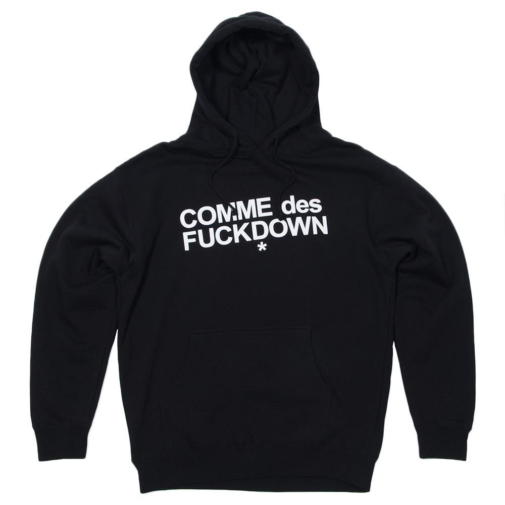 SSUR Comme des Fuckdown Pullover Hoody Black | END.