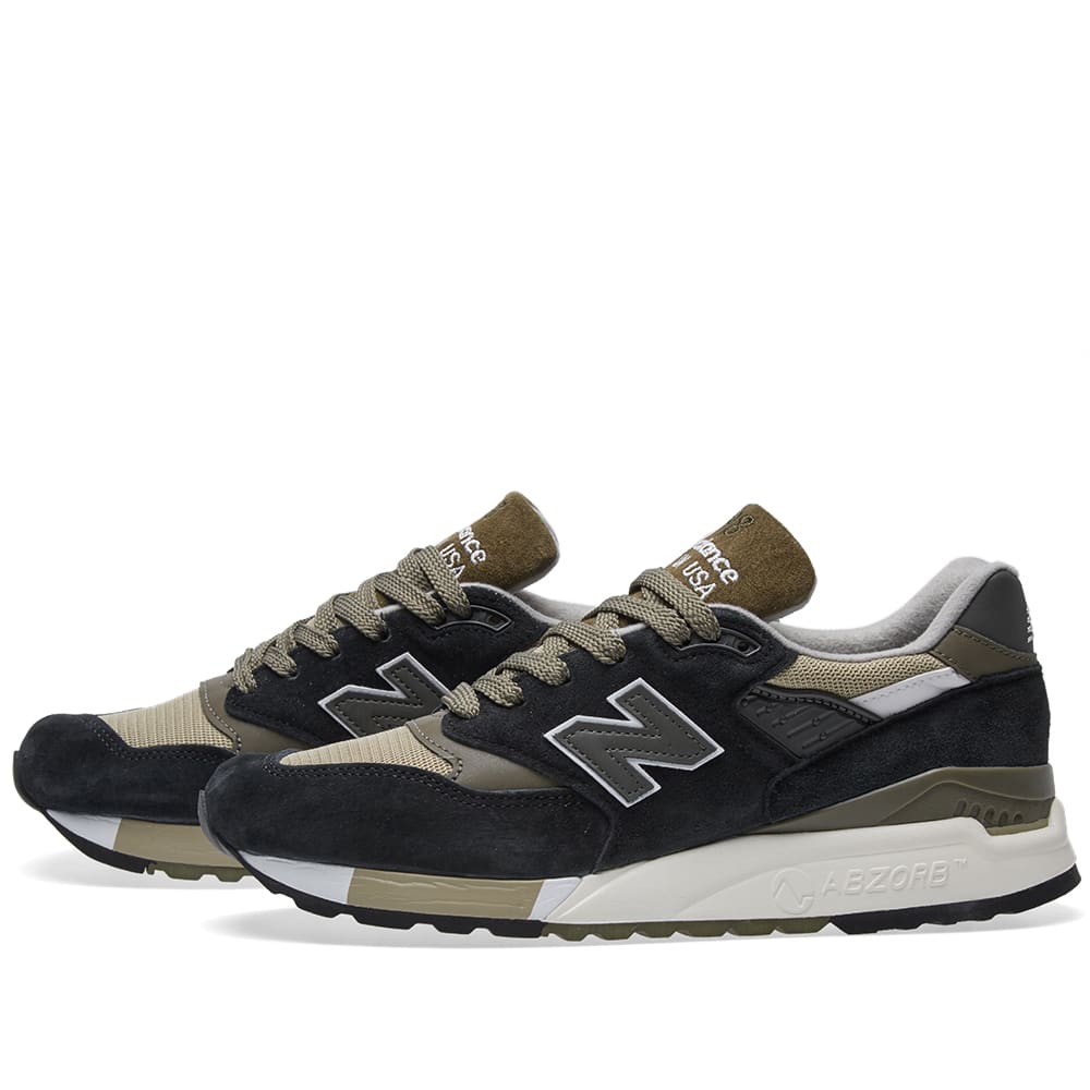 New Balance M998CTR - Made in the USA Black & Olive | END. (UK)