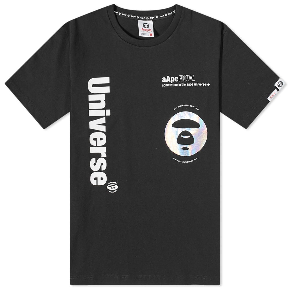 AAPE AAPE Universe T-Shirt Black | END. (JP)