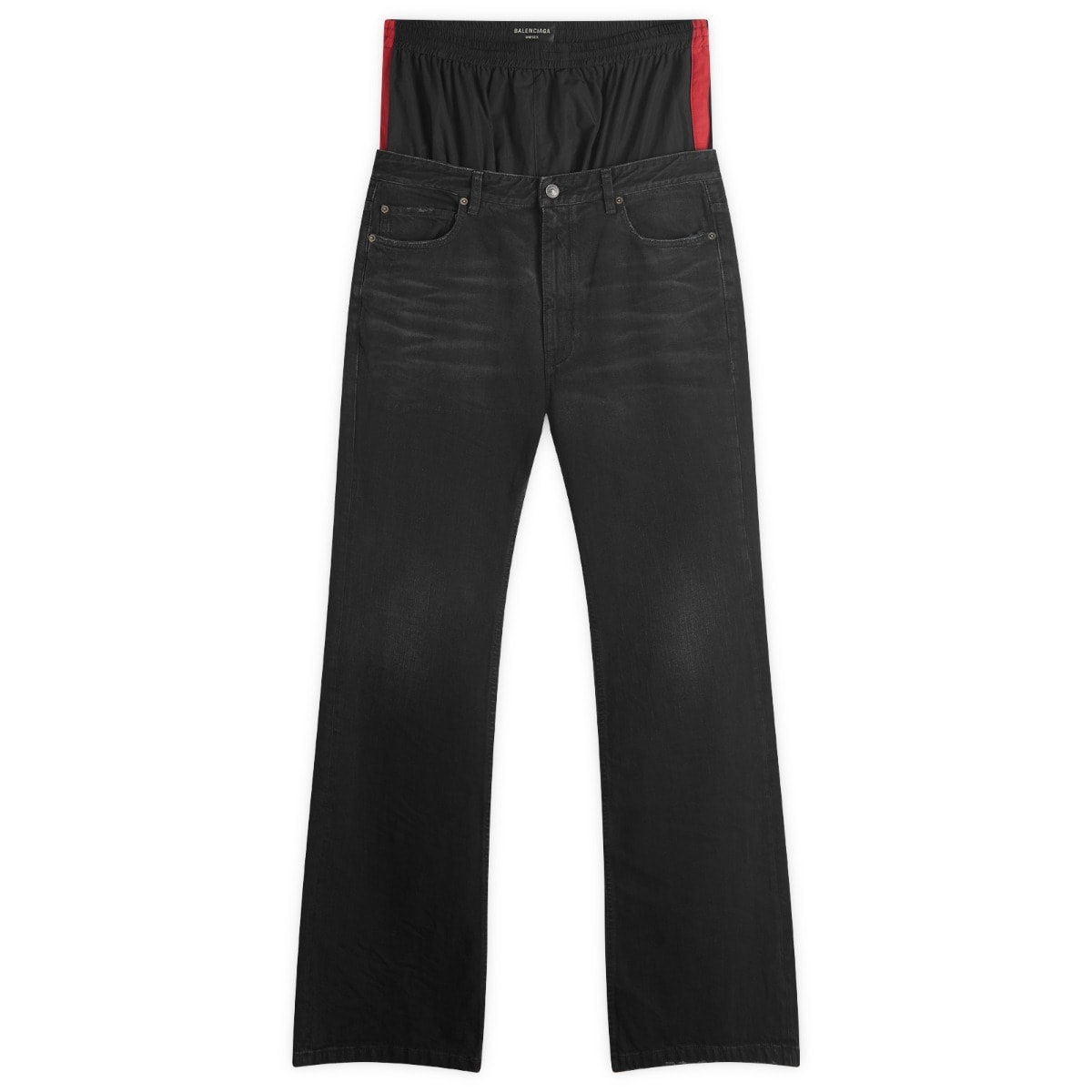 Balenciaga ジーンズ BALENCIAGA - BALENCIAGA ダメージ加工 レイヤード デニムの通販