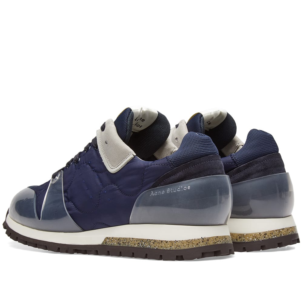 Acne Studios Jimmy Quilt Sneaker Navy & Frosted END.