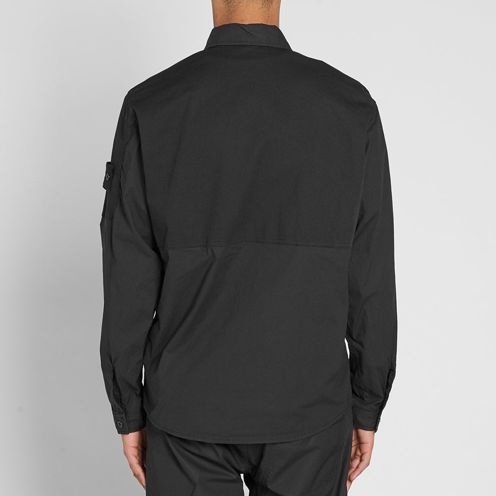 Stone Island Ghost Piece Overshirt Black | END.