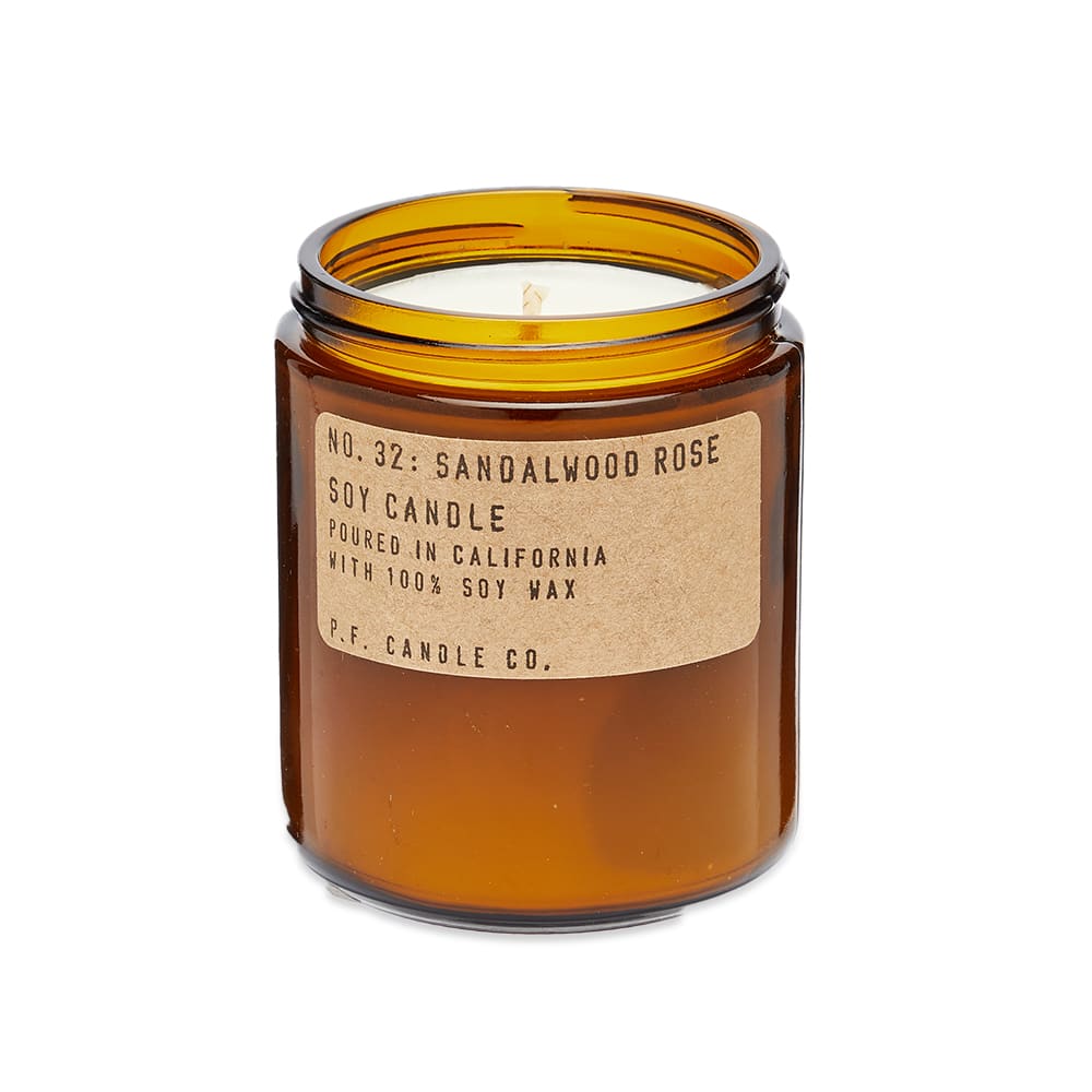 P.F. Candle Co. No.32 Sandalwood Rose Soy Candle 7.2oz END.