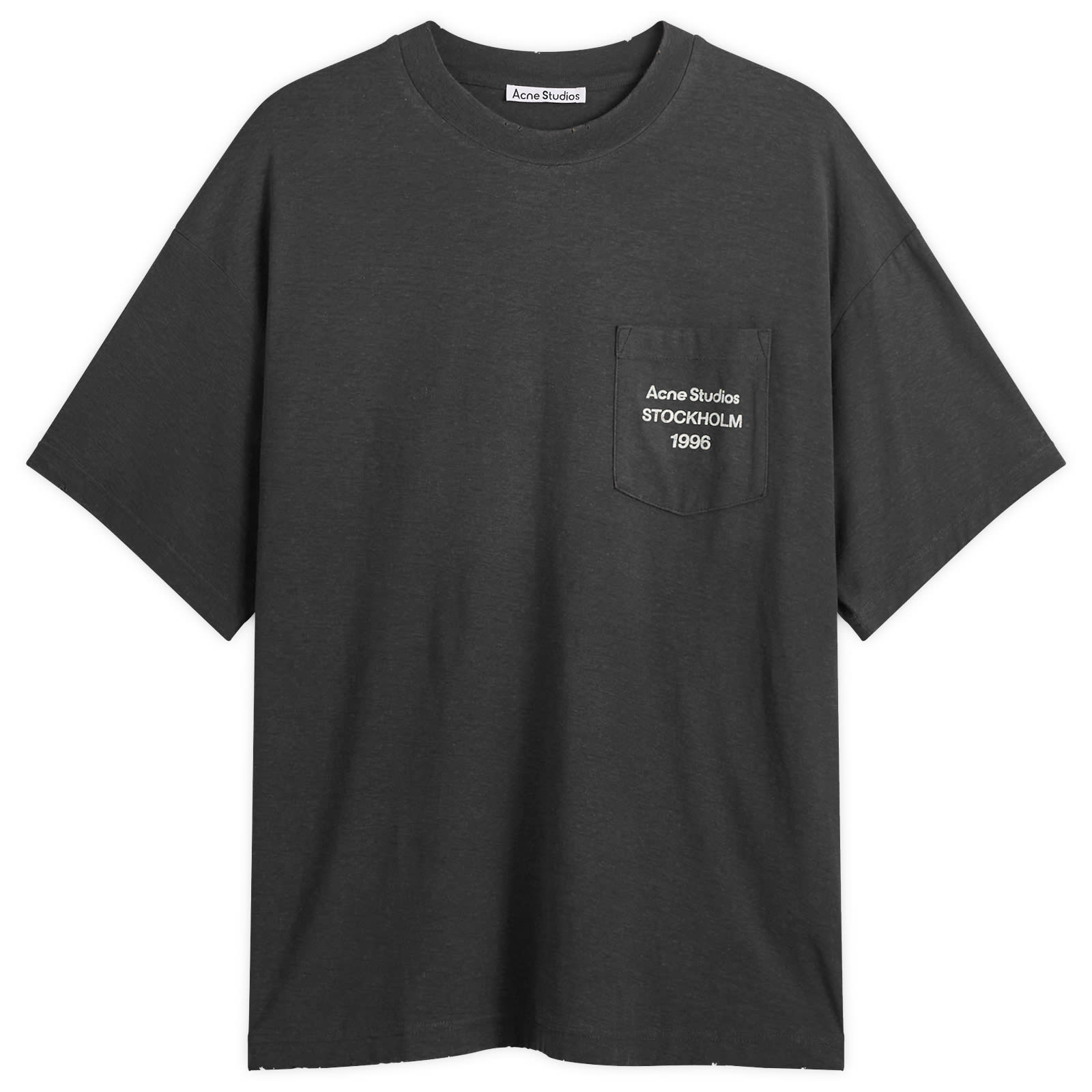 Acne Studios Men’s Small 1996 Short Sleeve T-Shirt Faded Black