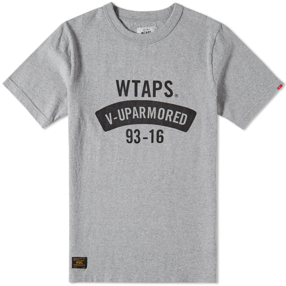 即完　WTAPS DESIGN LS SPEC TEE LOOPWHEEL03 WTAPS Design 03 Tee Grey | END. (CA)