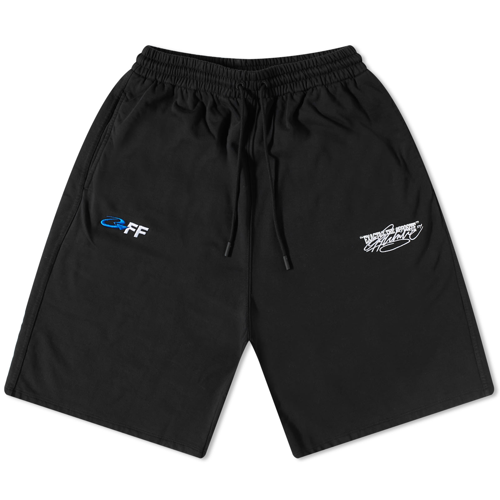 OffWhite Exact Opp Skate Sweat Shorts Black END. (AR)