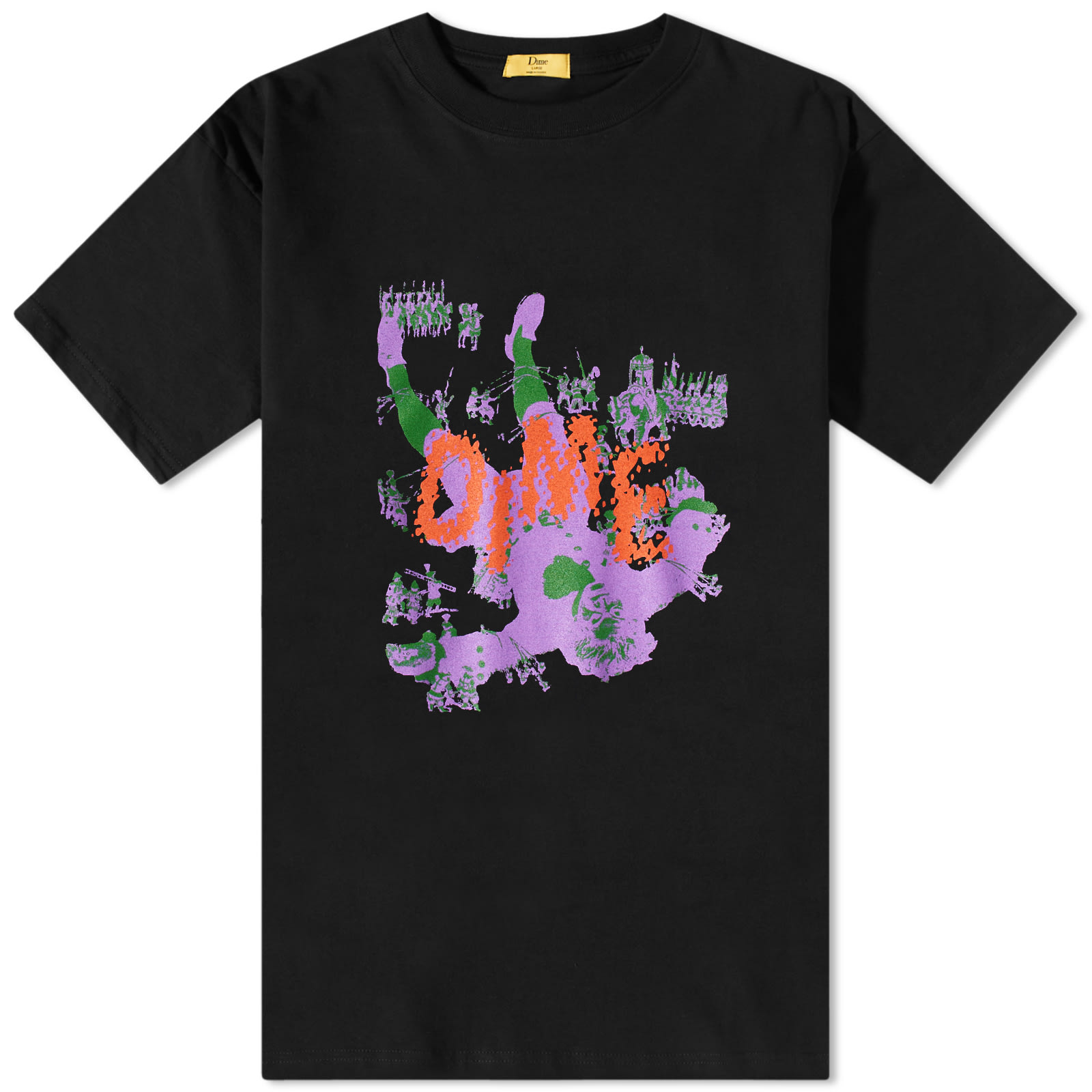 DIME｜SHORT-SLEEVED ROUND NECK T-SHIRTS (Gulliver Allove Dime Black Gulliver Allover T-Shirt Dime
