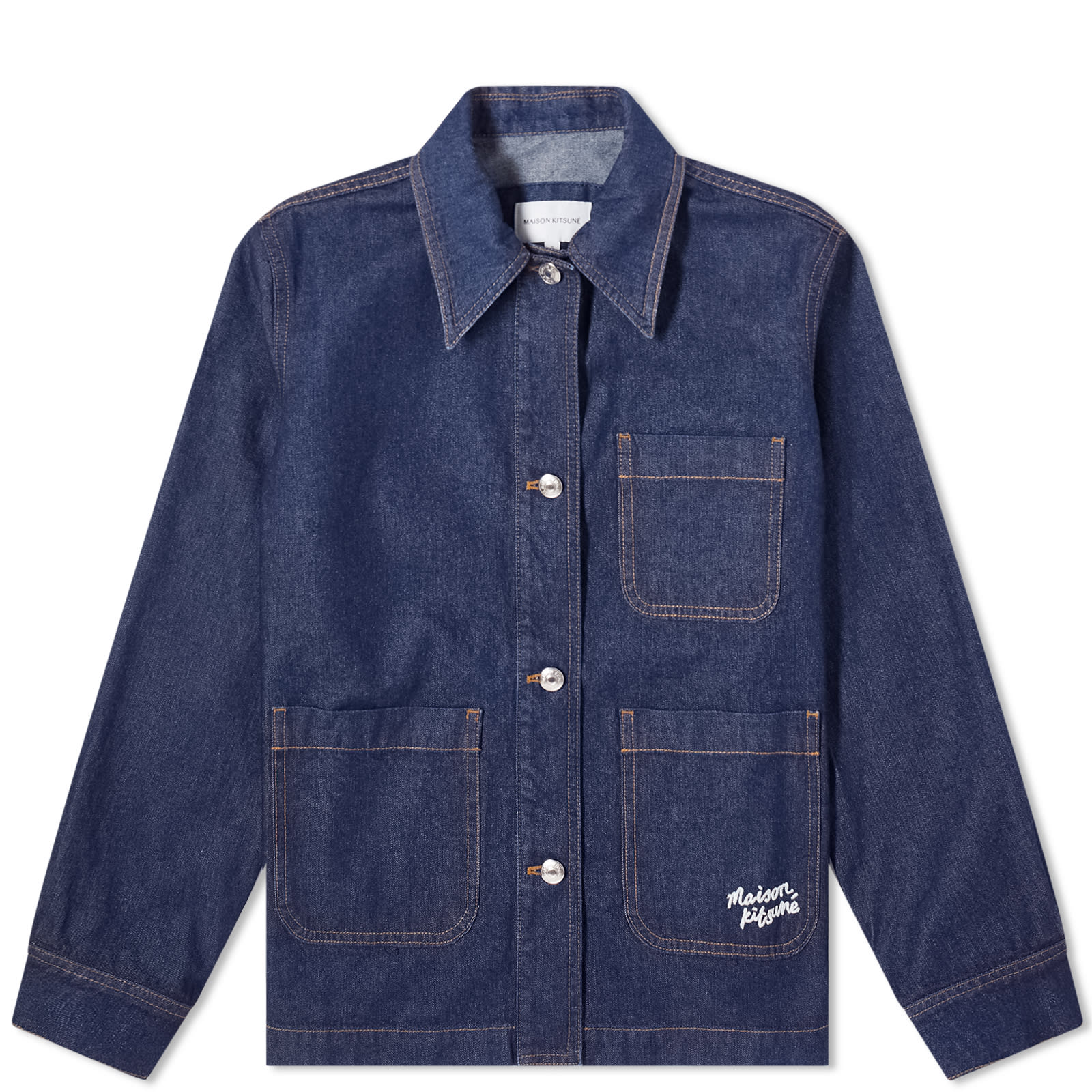 Maison Kitsune Maison Kitsune Workwear Denim Jacket