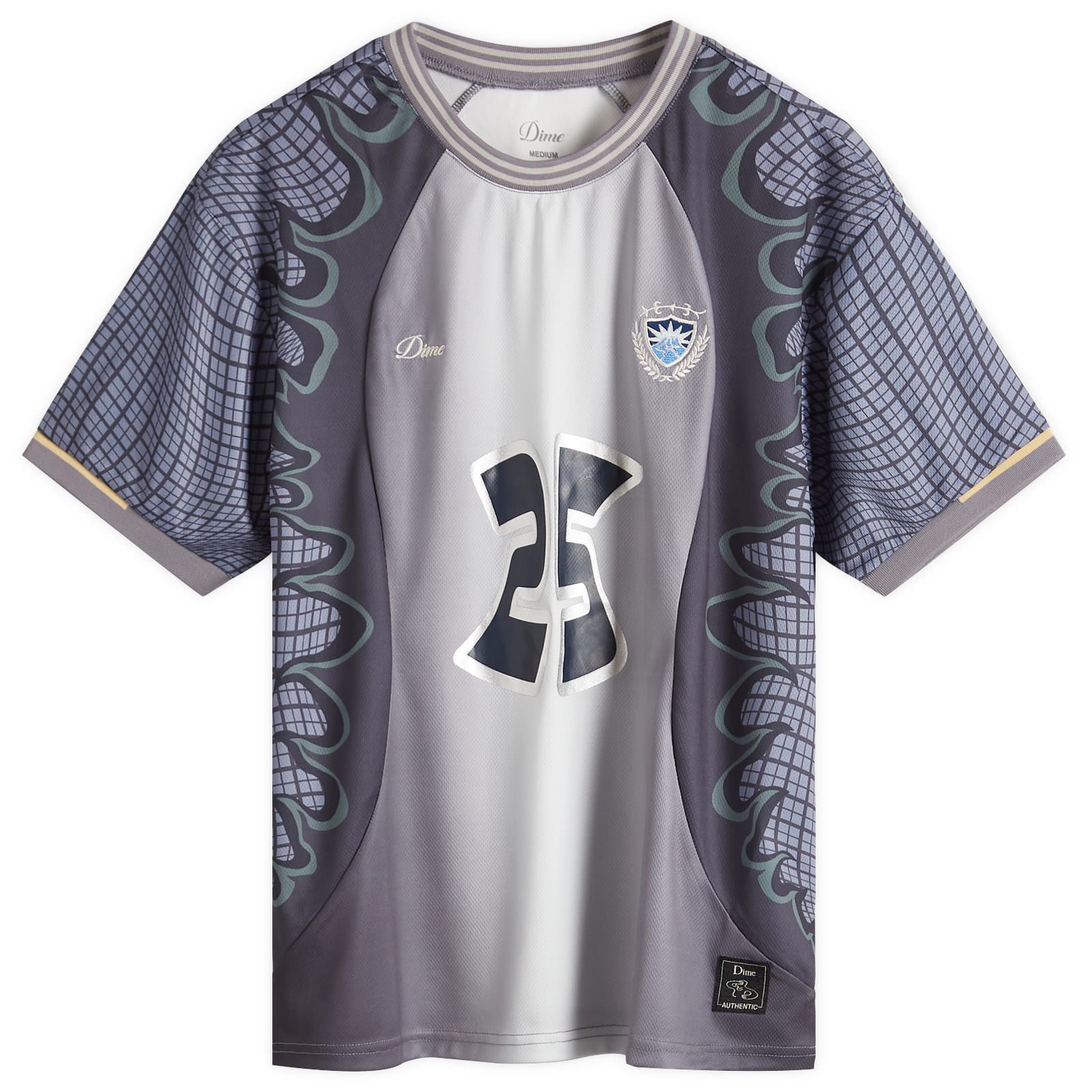 【DIME】 Holy Flame Jersey / Silver Fire DIME HOLY FLAME JERSEY - SILVER FIRE - PLA Skateboarding