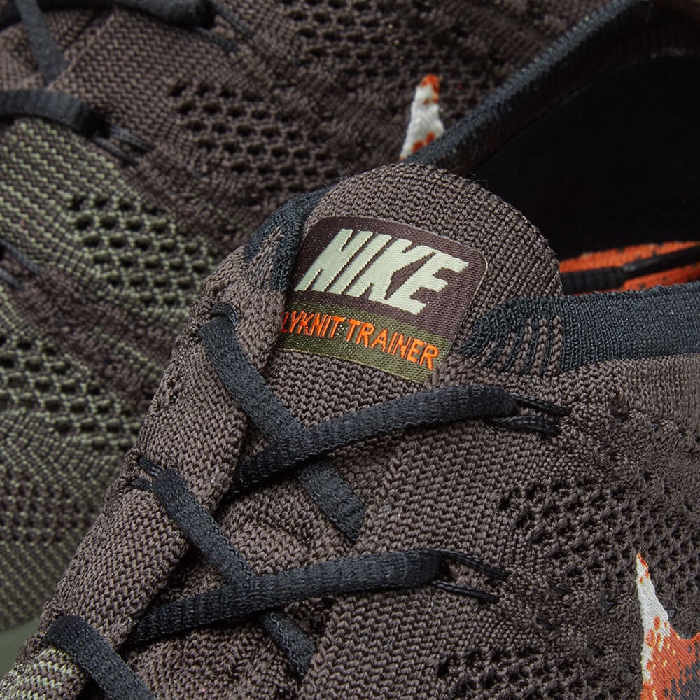 flyknit trainer olive green