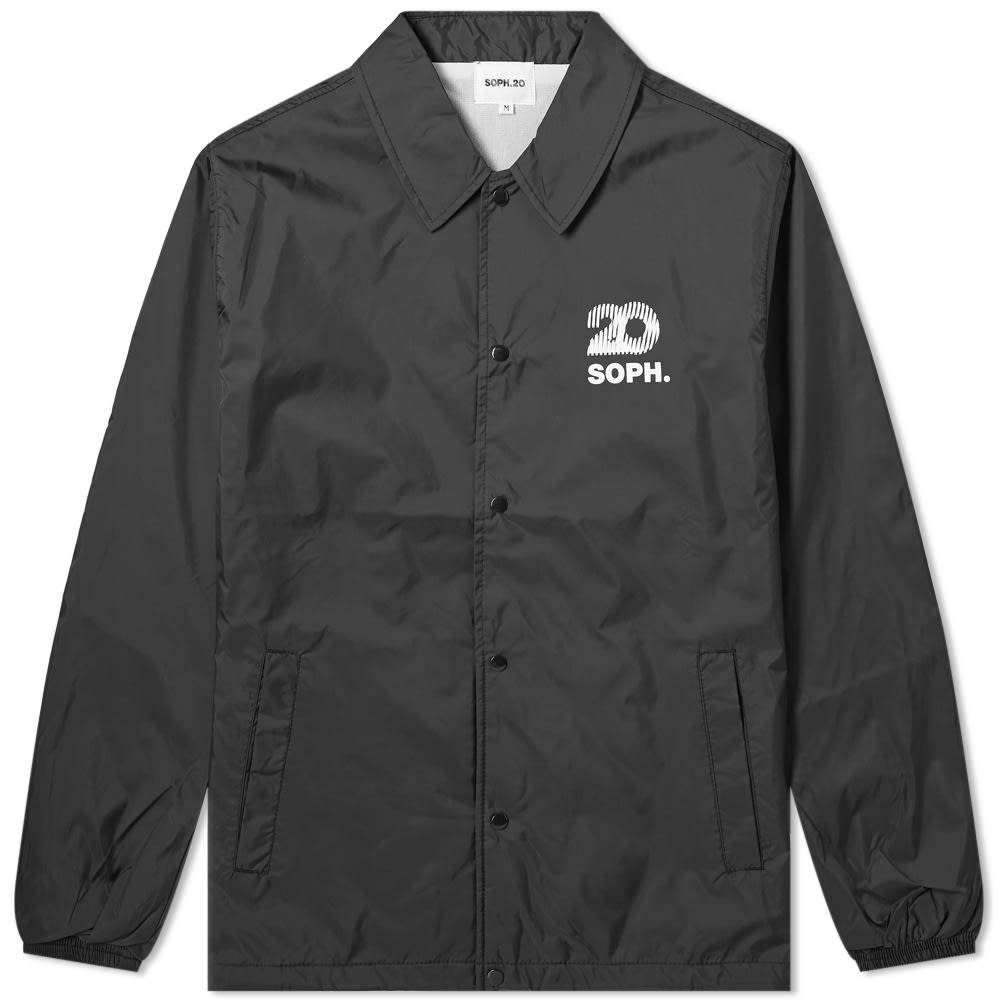 On its 20 year anniversary, SOPHNET. presents the SOPH.20 capsule – a limited edition collection that showcases the simple, street-inspired clothing that has made the brand famous. Here, the classic US coach jacket is given the SOPH.20 treatment – rendered in solid black and branded at the chest and back, it is a worthy commemoration of the brand’s legacy.


100% Nylon
Press Stud Closure
Elasticated Cuffs
2 Side Entry Pockets
Printed Branding
Drawstring Hem