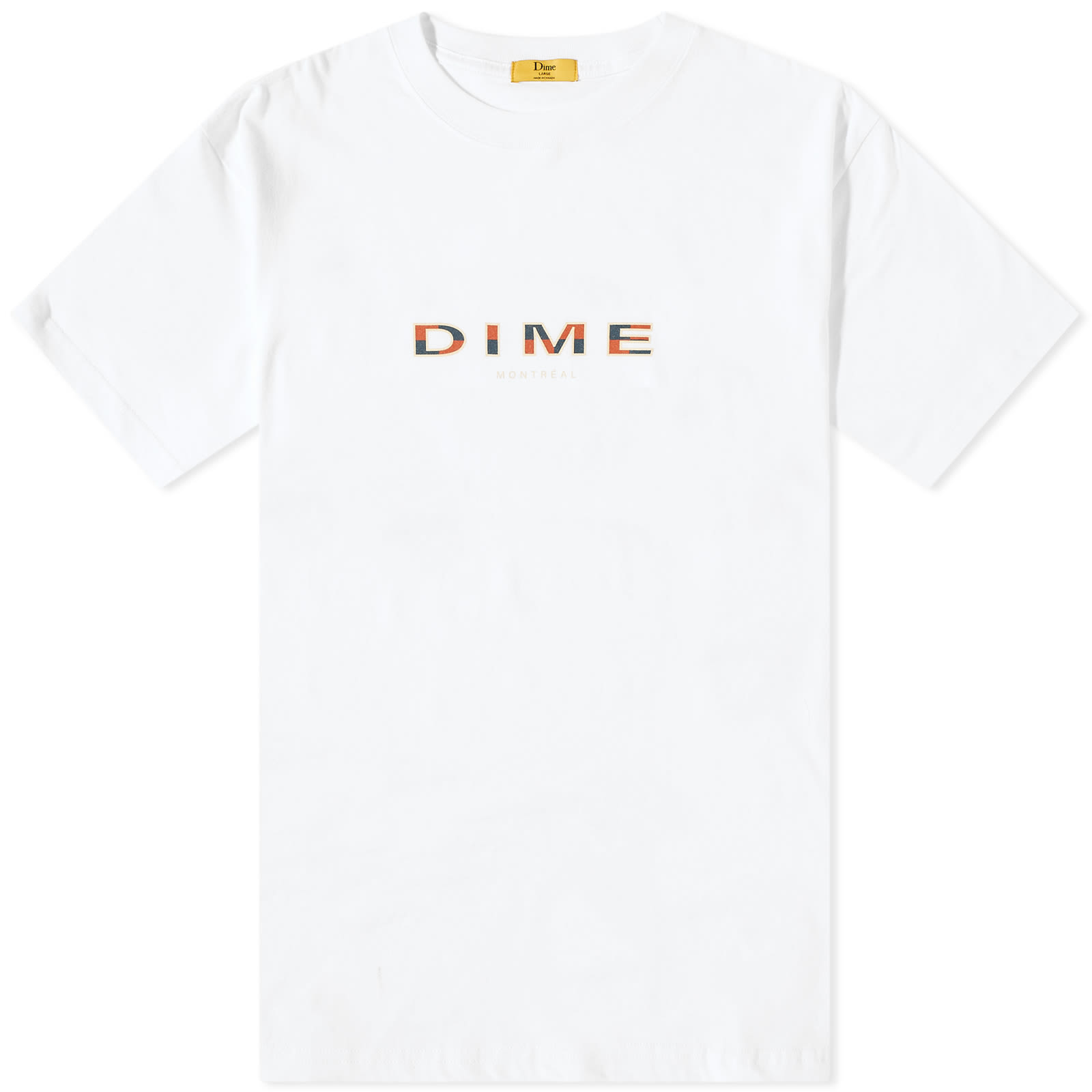 【DIME】DIME Blocks T-Shirt / White Dime Block Font T-Shirt White | END. (US)
