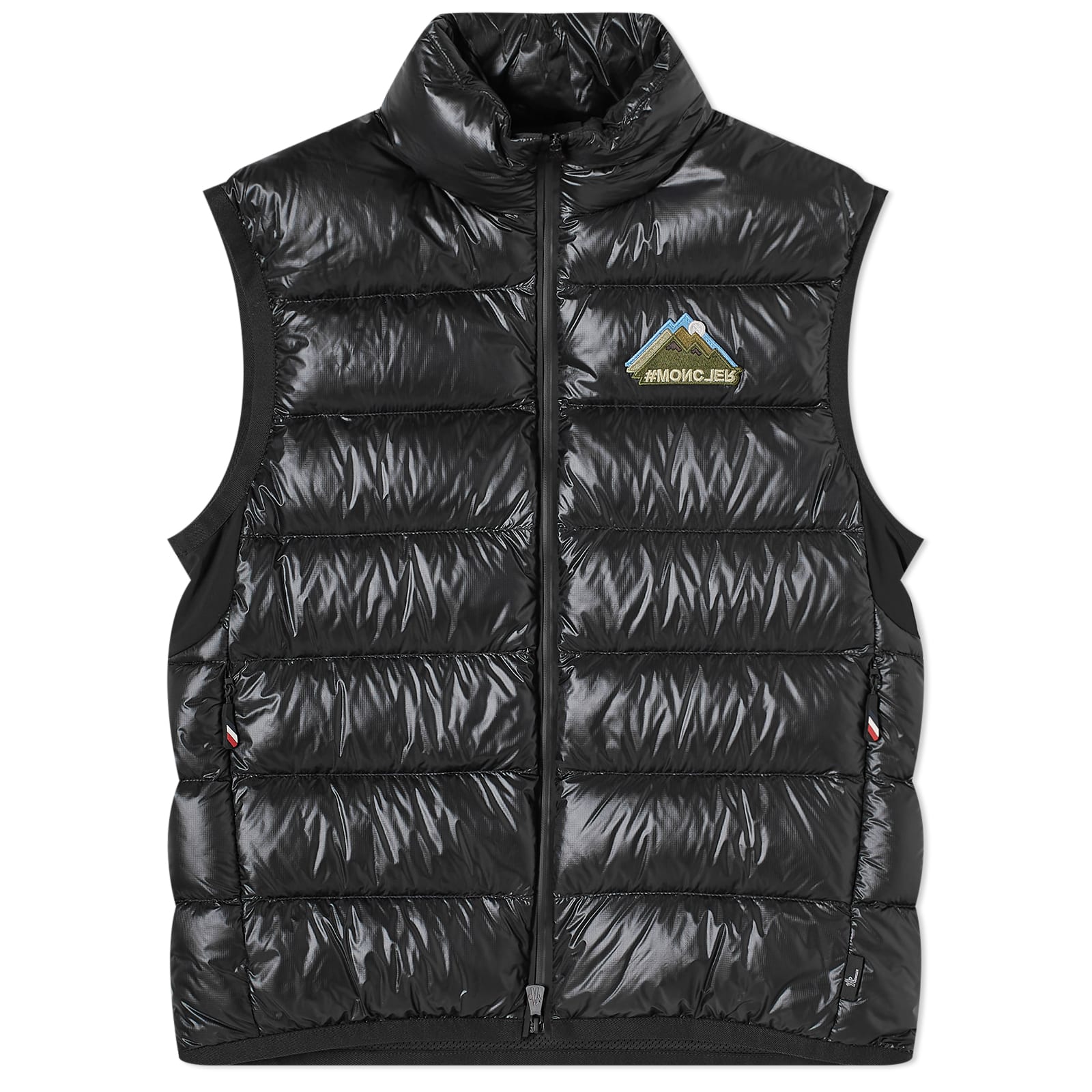 Moncler Grenoble Men's Tech Zip Gilet Black - Curated Menswear